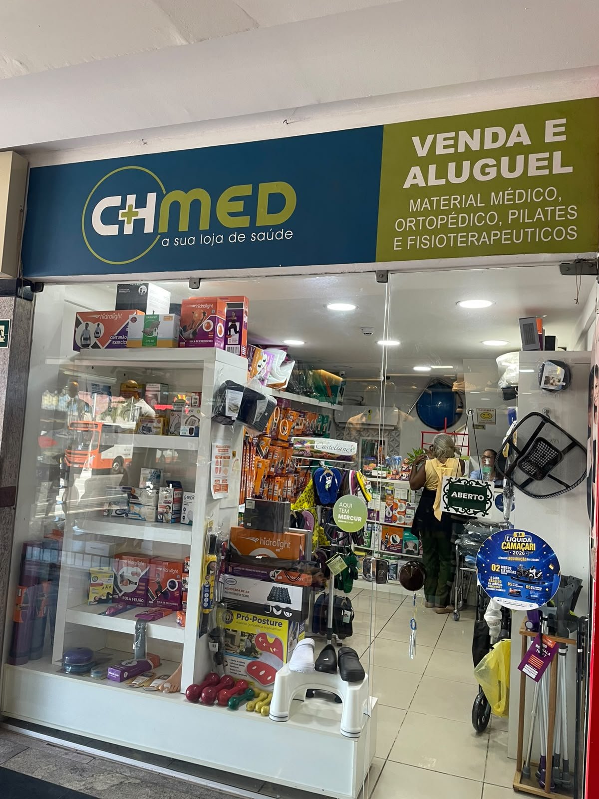 Loja física CHMED Saúde no Shopping Riviera em Camaçari - BA